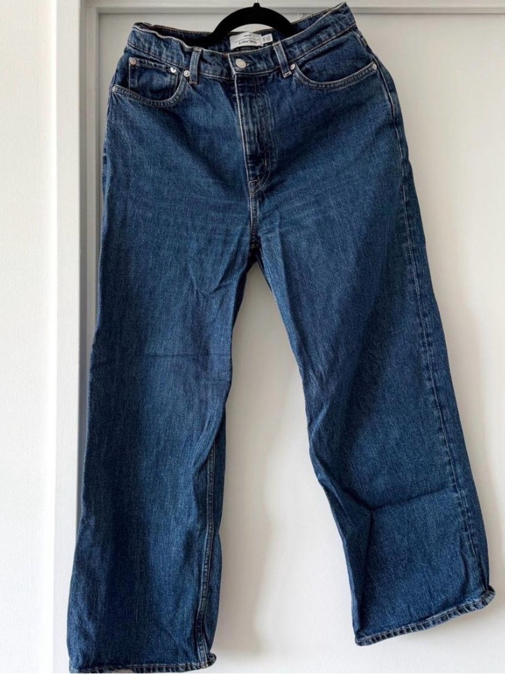 And Other Stories Wide Leg Jeans in Dark Blue